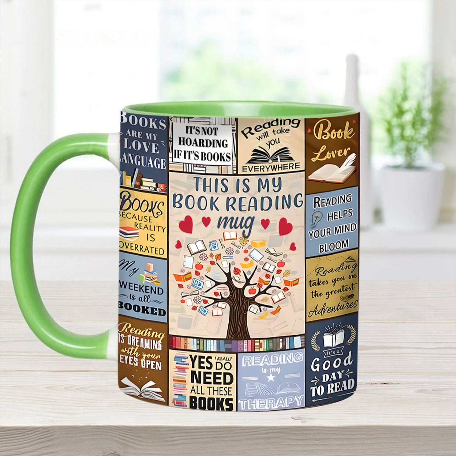 Accent Mug This Is My Book Reading Mug Cool Gift Ideas For Mother - Image 11