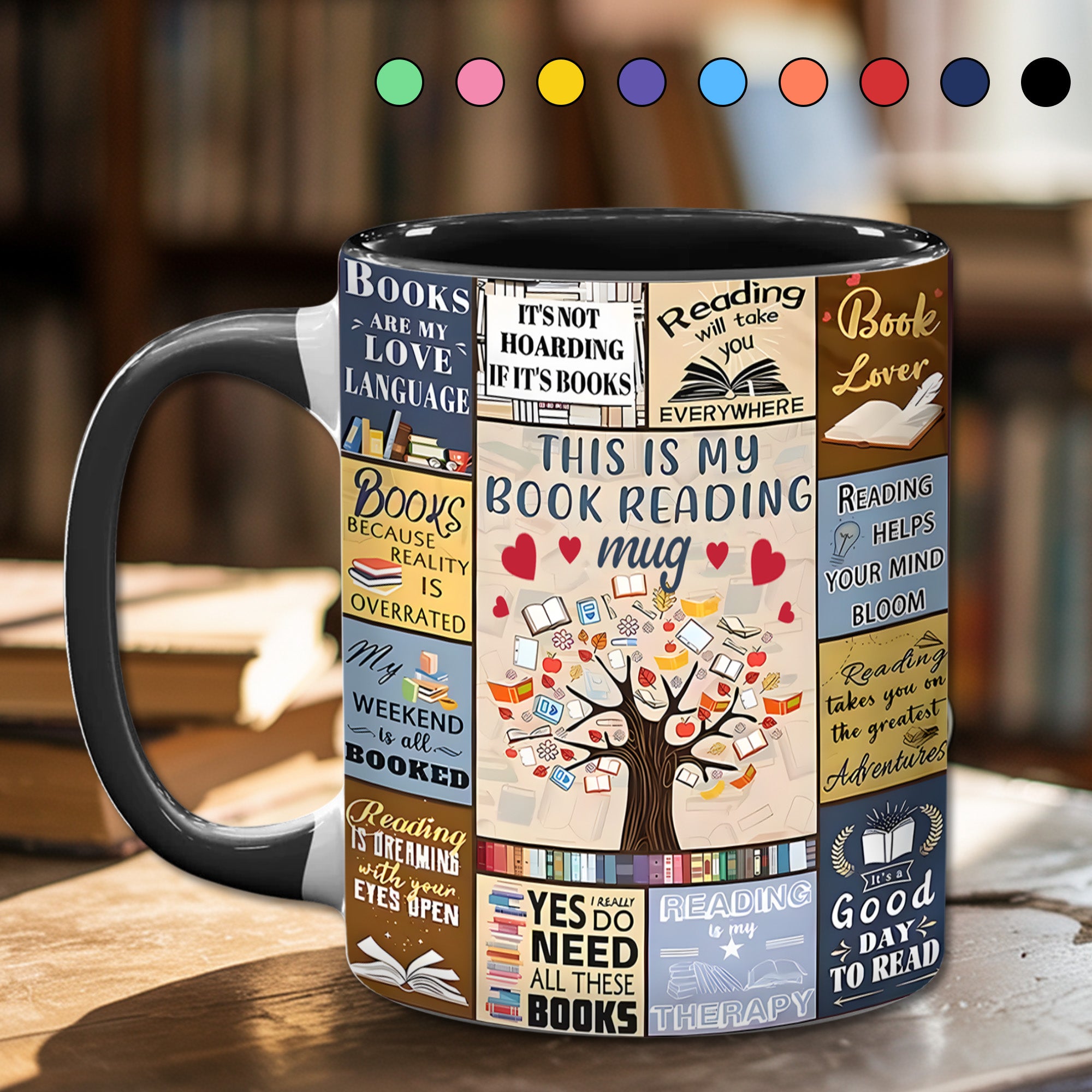 Accent Mug This Is My Book Reading Mug Cool Gift Ideas For Mother