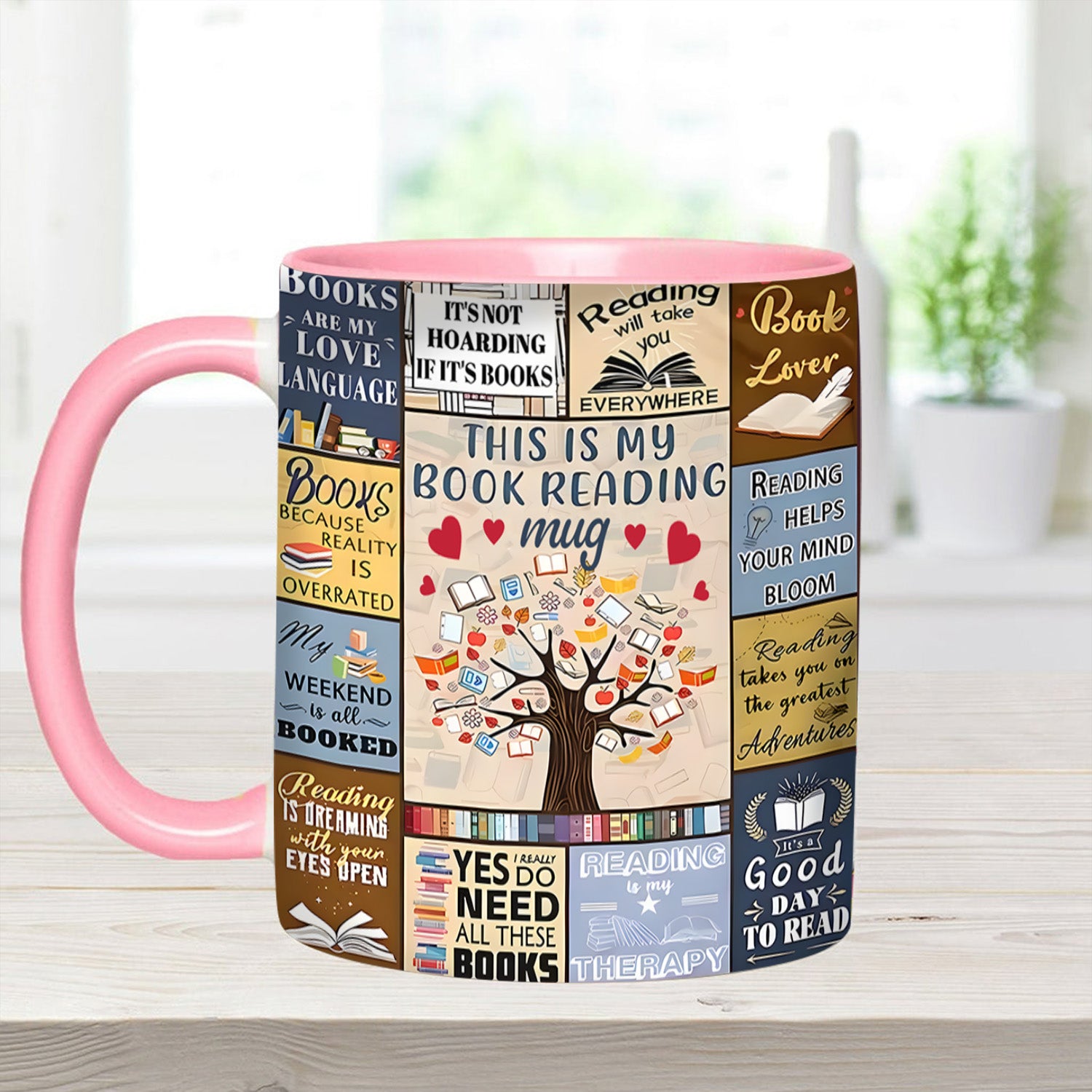Accent Mug This Is My Book Reading Mug Cool Gift Ideas For Mother - Image 7