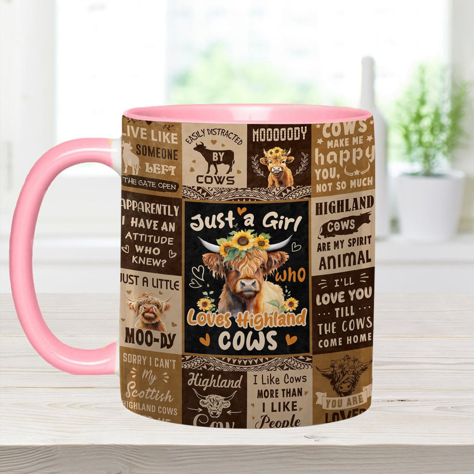 Adorable Cow Collage Accent Mug Love Cows Cow Gifts For Cow Lovers - Image 10