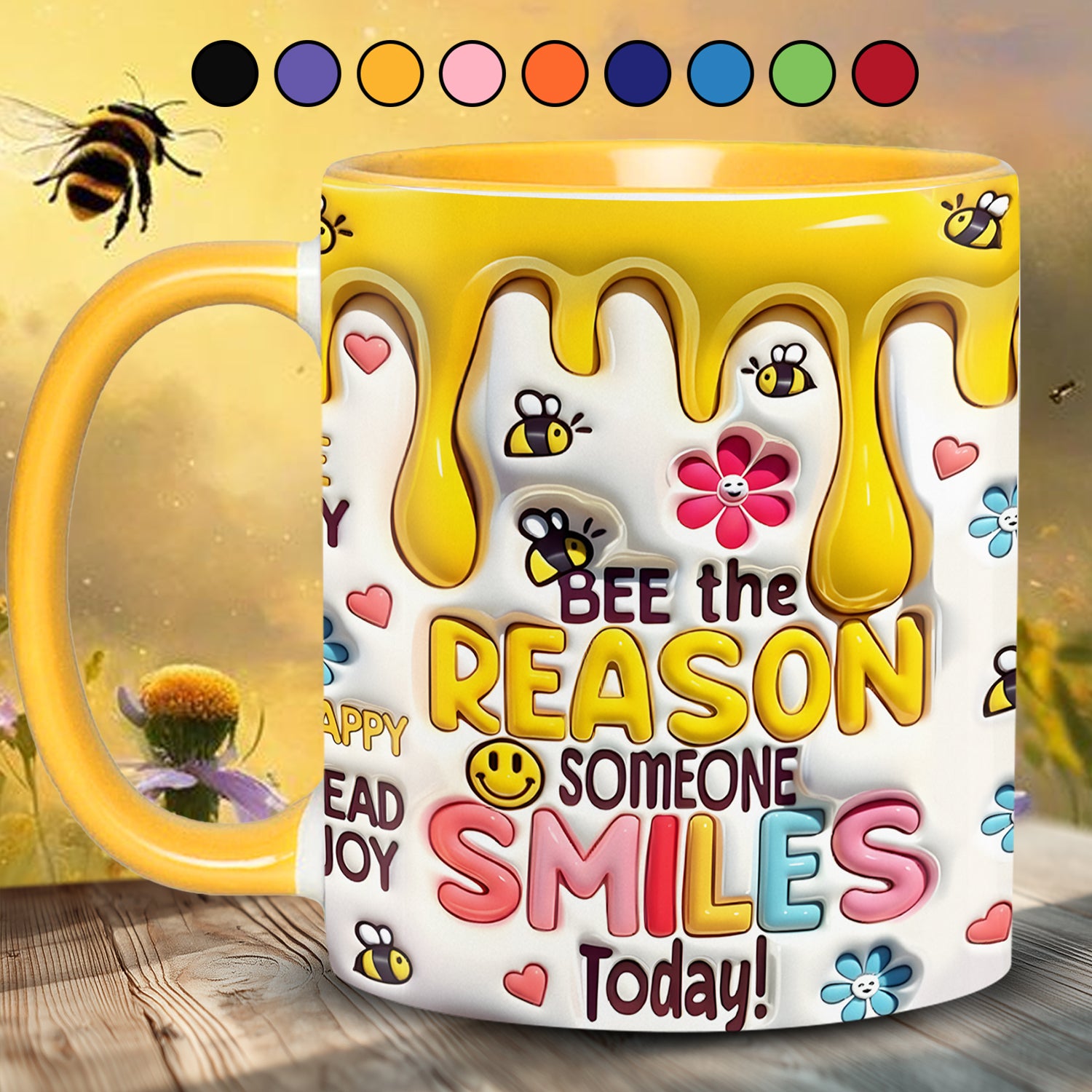 Bee Accent Mug Bee The Reason Presents For Beekeepers - Image 11
