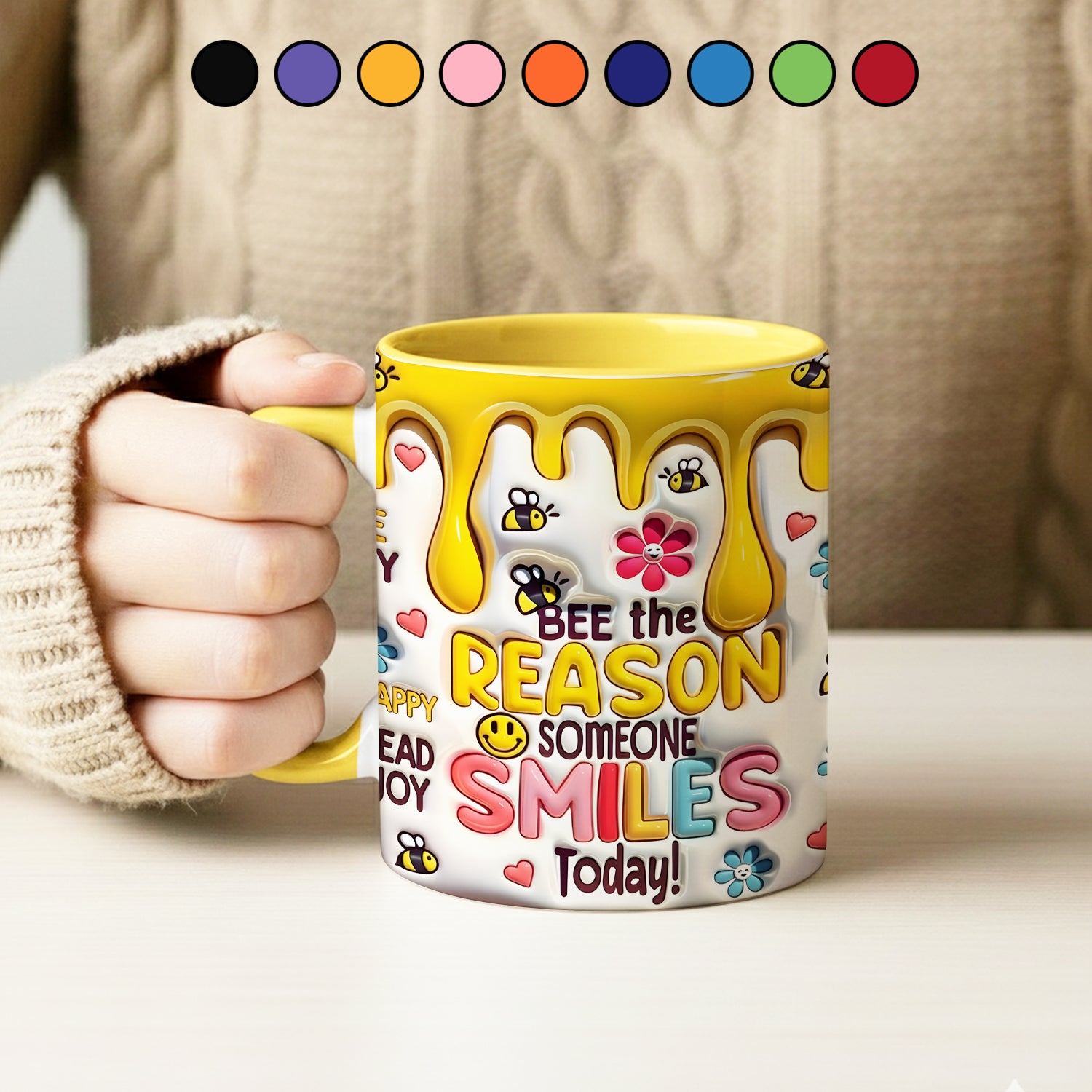 Bee Accent Mug Bee The Reason Presents For Beekeepers - Image 12