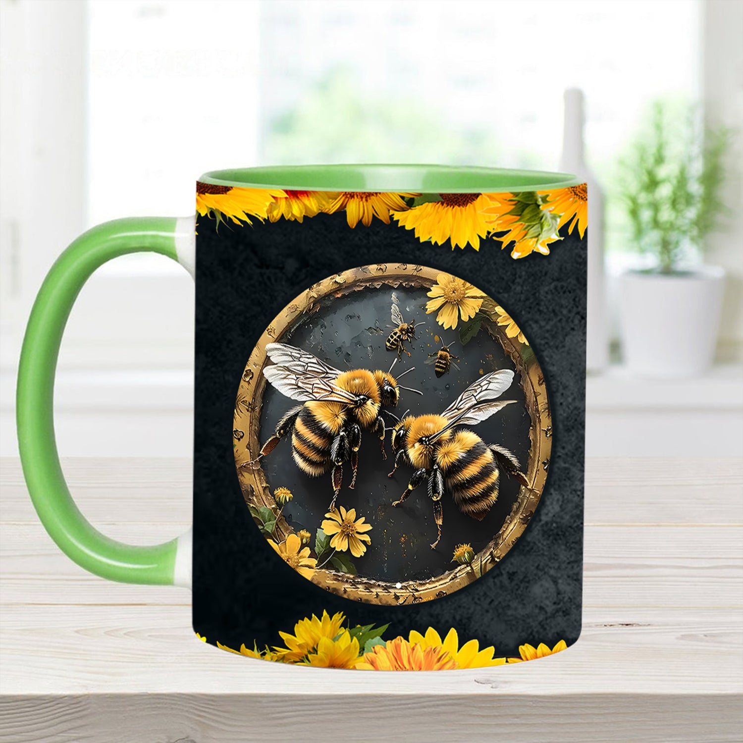 Bee Kind Sunflower Accent Mug Bee Gifts And Merchandise - Image 7