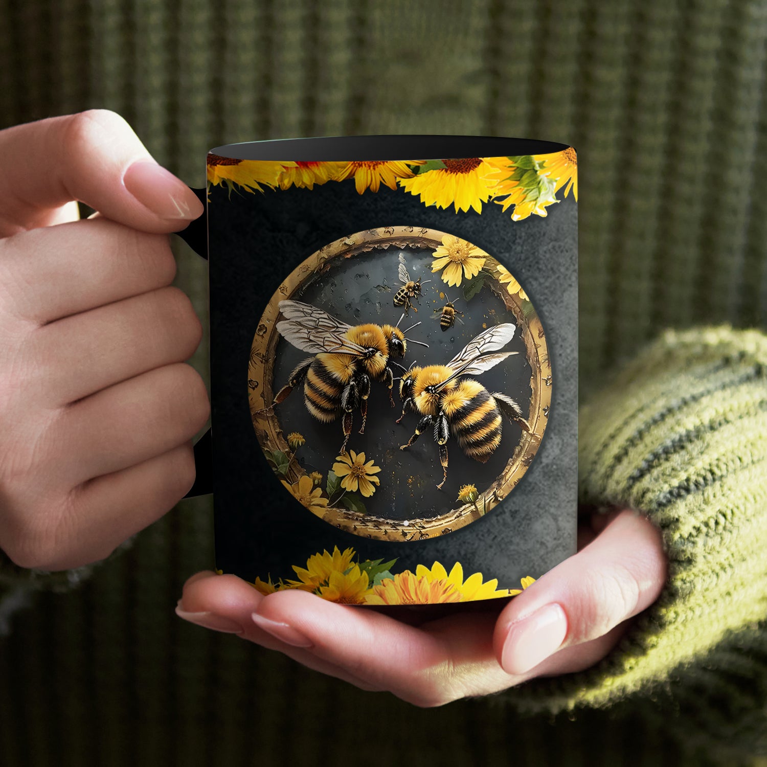 Bee Kind Sunflower Accent Mug Bee Gifts And Merchandise - Image 12