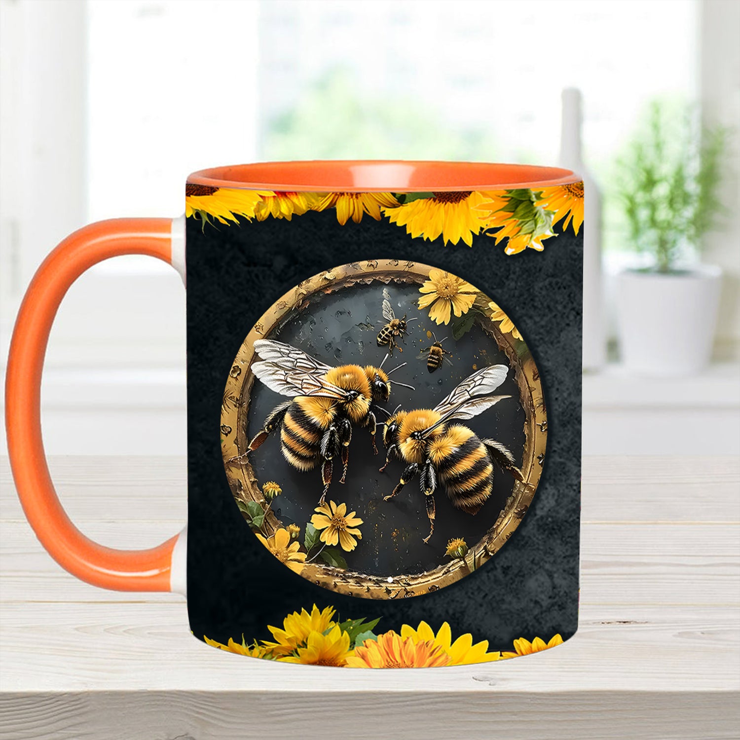 Bee Kind Sunflower Accent Mug Bee Gifts And Merchandise - Image 6