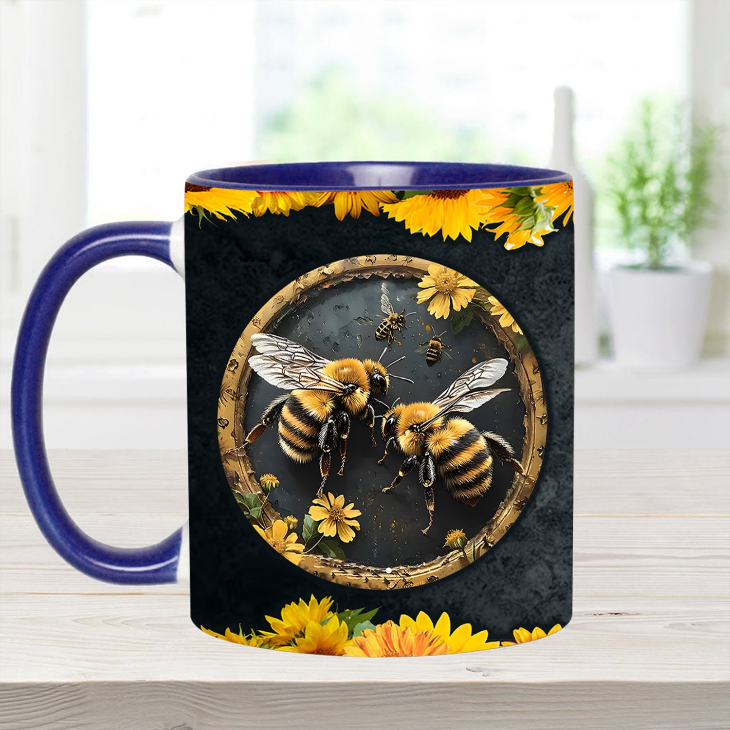 Bee Kind Sunflower Accent Mug Bee Gifts And Merchandise - Image 10
