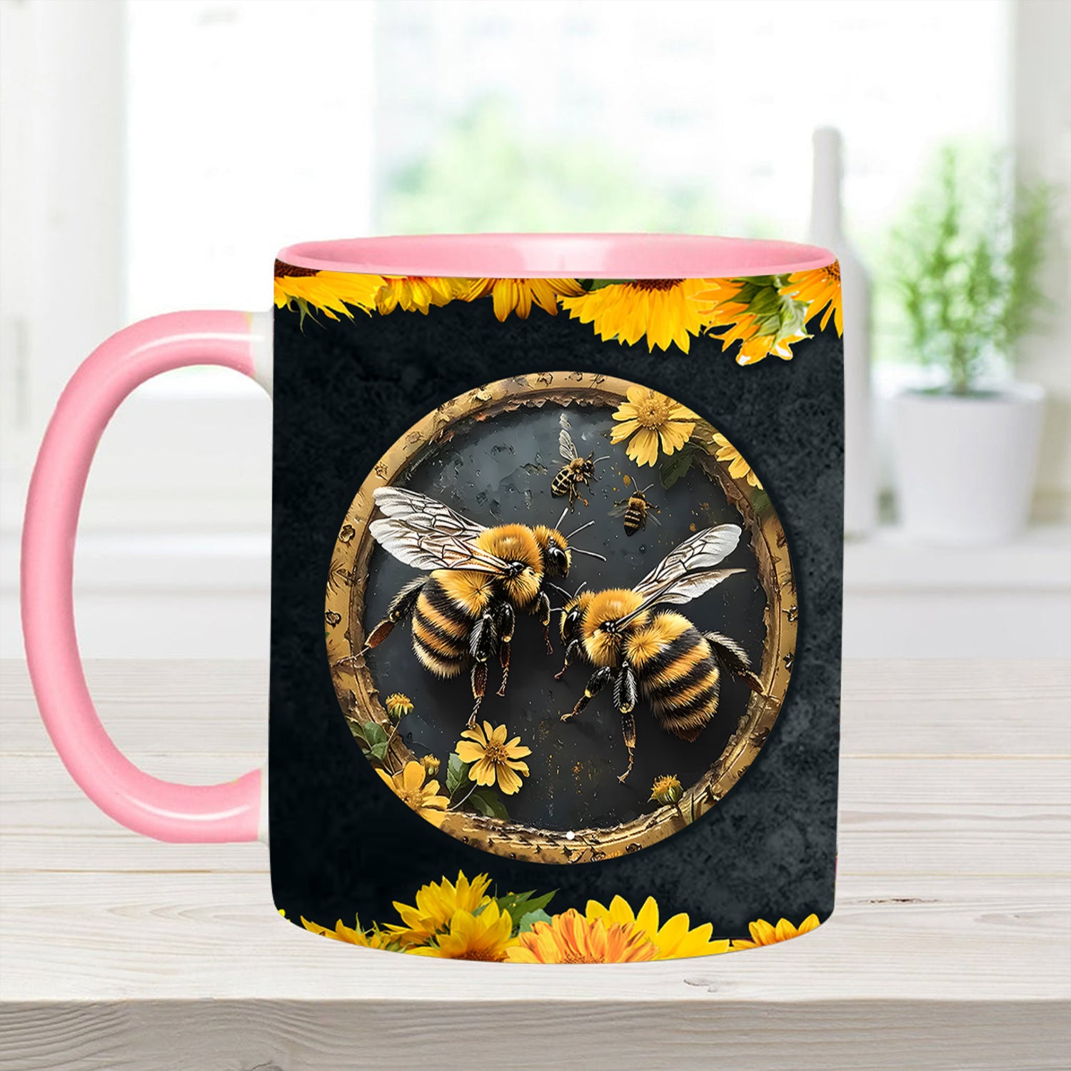 Bee Kind Sunflower Accent Mug Bee Gifts And Merchandise - Image 5