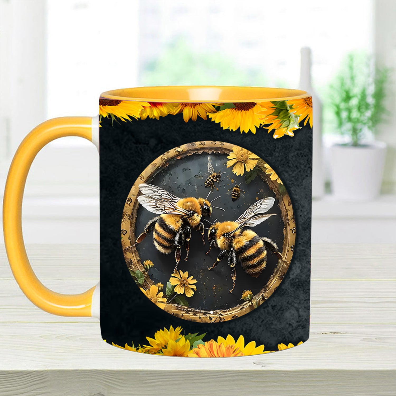 Bee Kind Sunflower Accent Mug Bee Gifts And Merchandise - Image 9