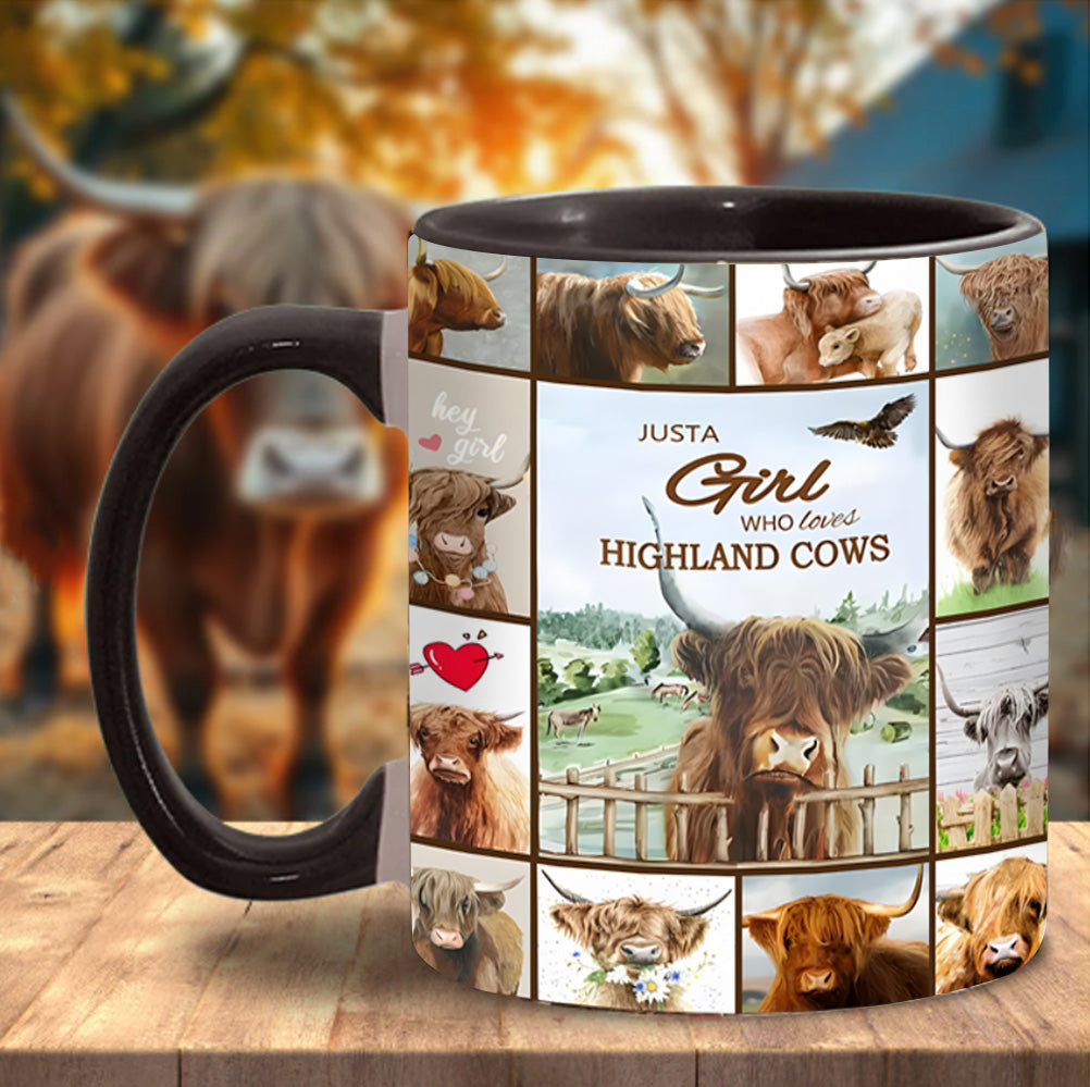 Cow Collection Accent Mug Gifts For Highland Cow Lovers - Image 3