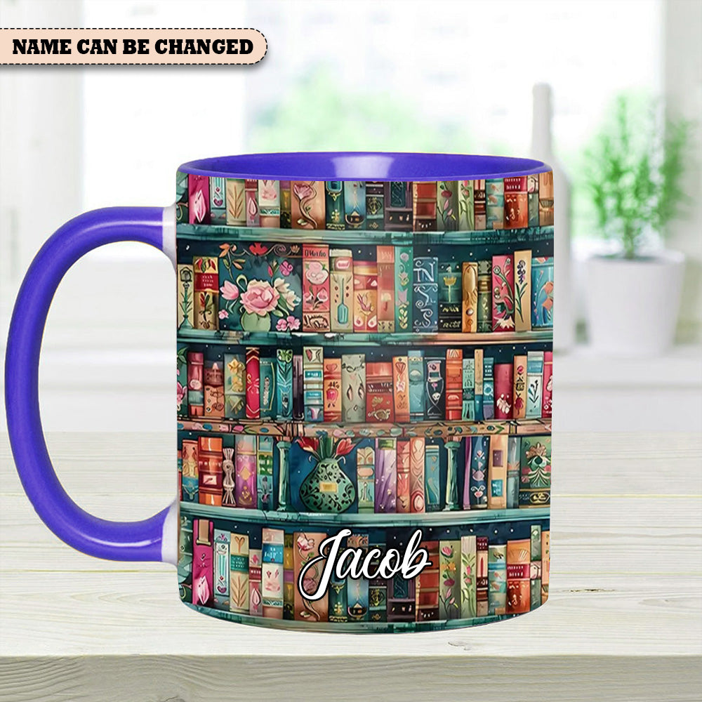 Cozy Library Lover's Dream Personalized Bookshelf Mug Birthday Presents For Book Lovers - Image 10