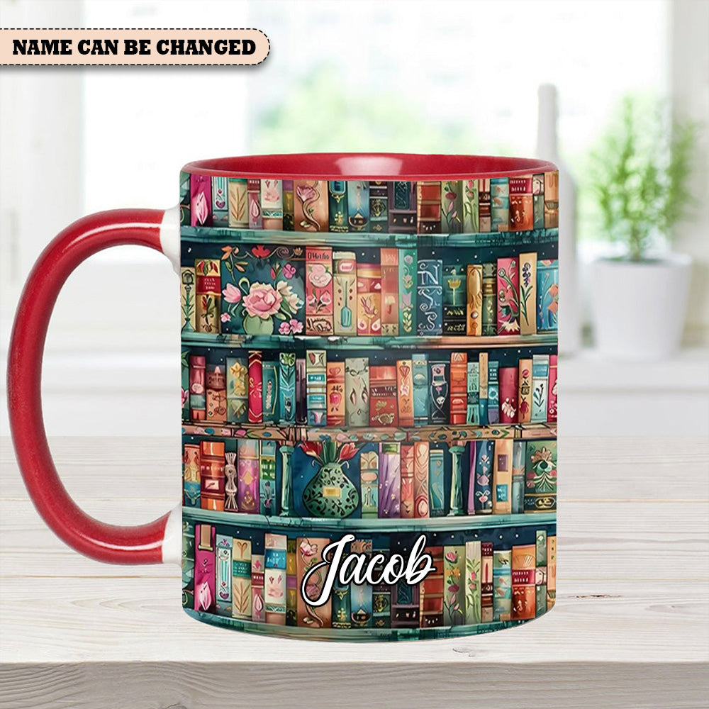 Cozy Library Lover's Dream Personalized Bookshelf Mug Birthday Presents For Book Lovers - Image 11