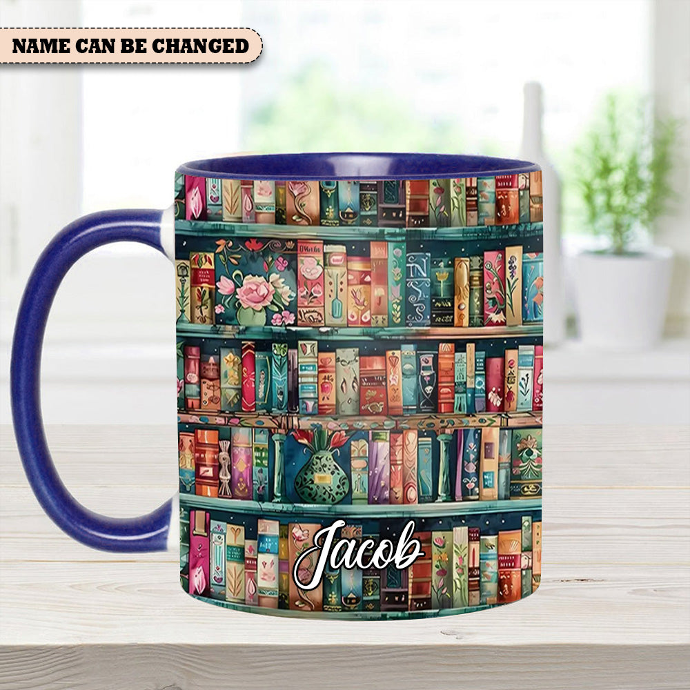 Cozy Library Lover's Dream Personalized Bookshelf Mug Birthday Presents For Book Lovers - Image 7