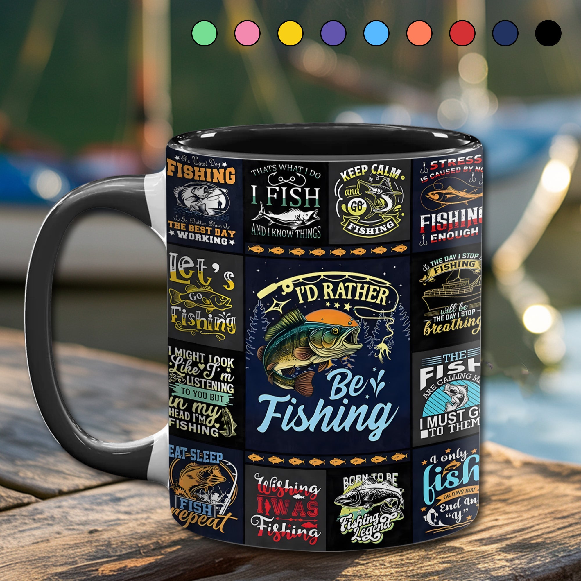 Fishing Collection Accent Mug Unique Gift Ideas For Him - Image 13