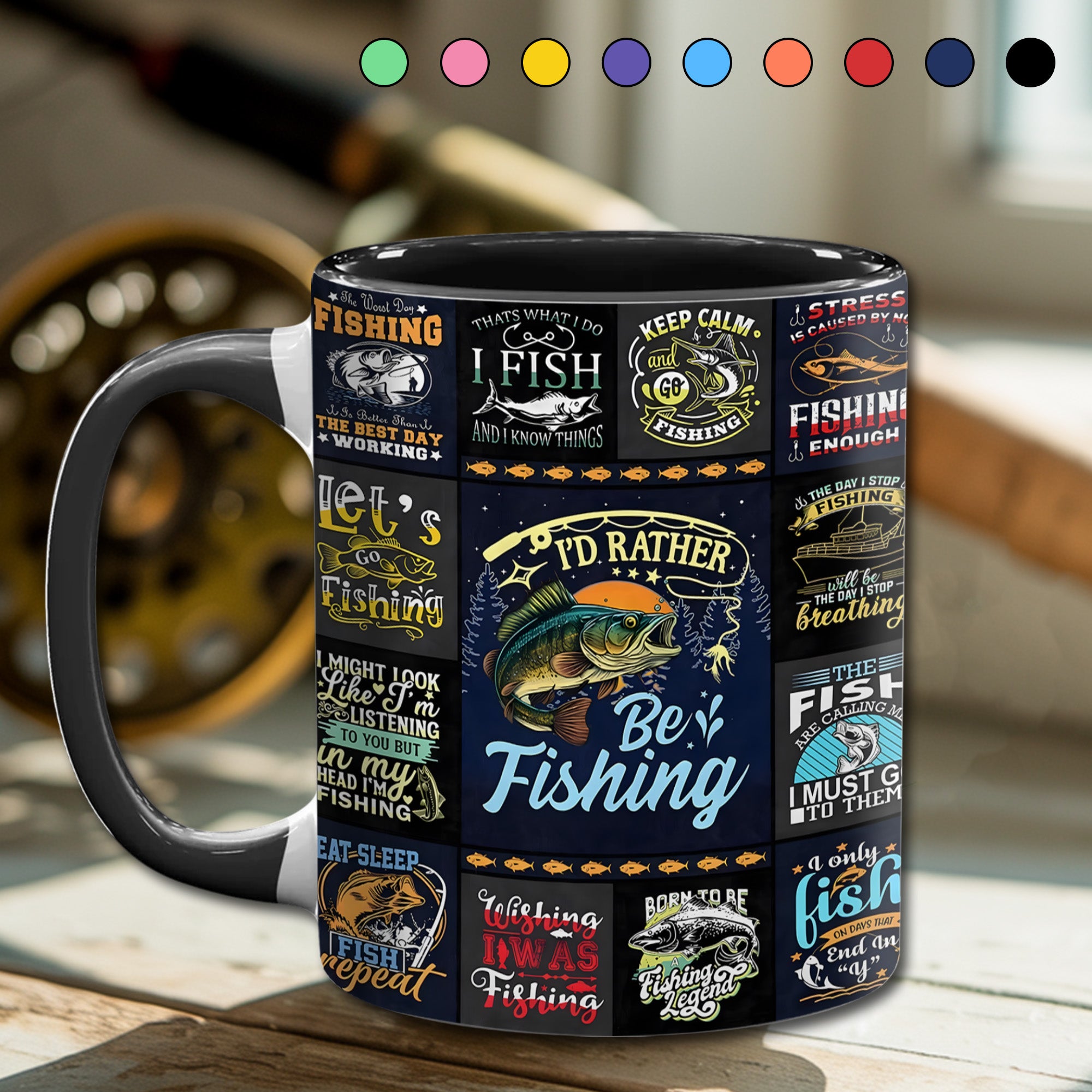 Fishing Collection Accent Mug Unique Gift Ideas For Him - Image 2