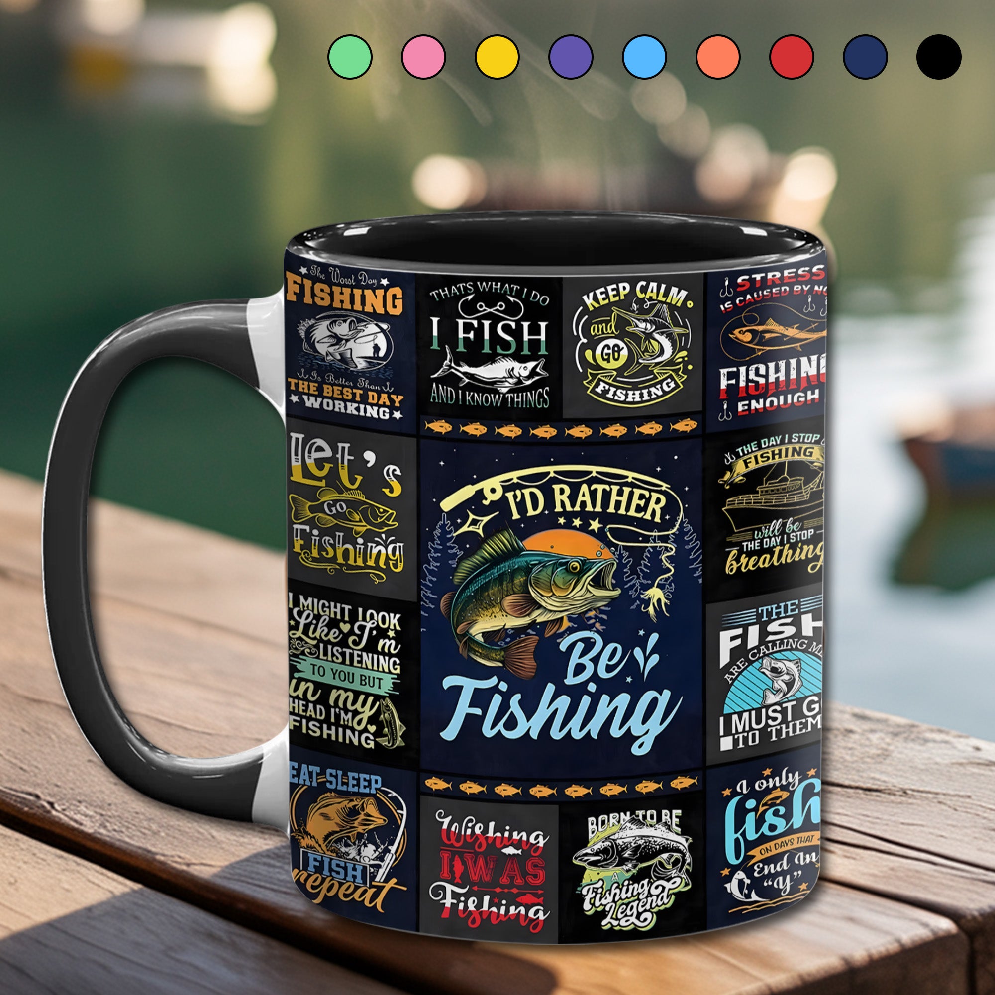 Fishing Collection Accent Mug Unique Gift Ideas For Him - Image 12