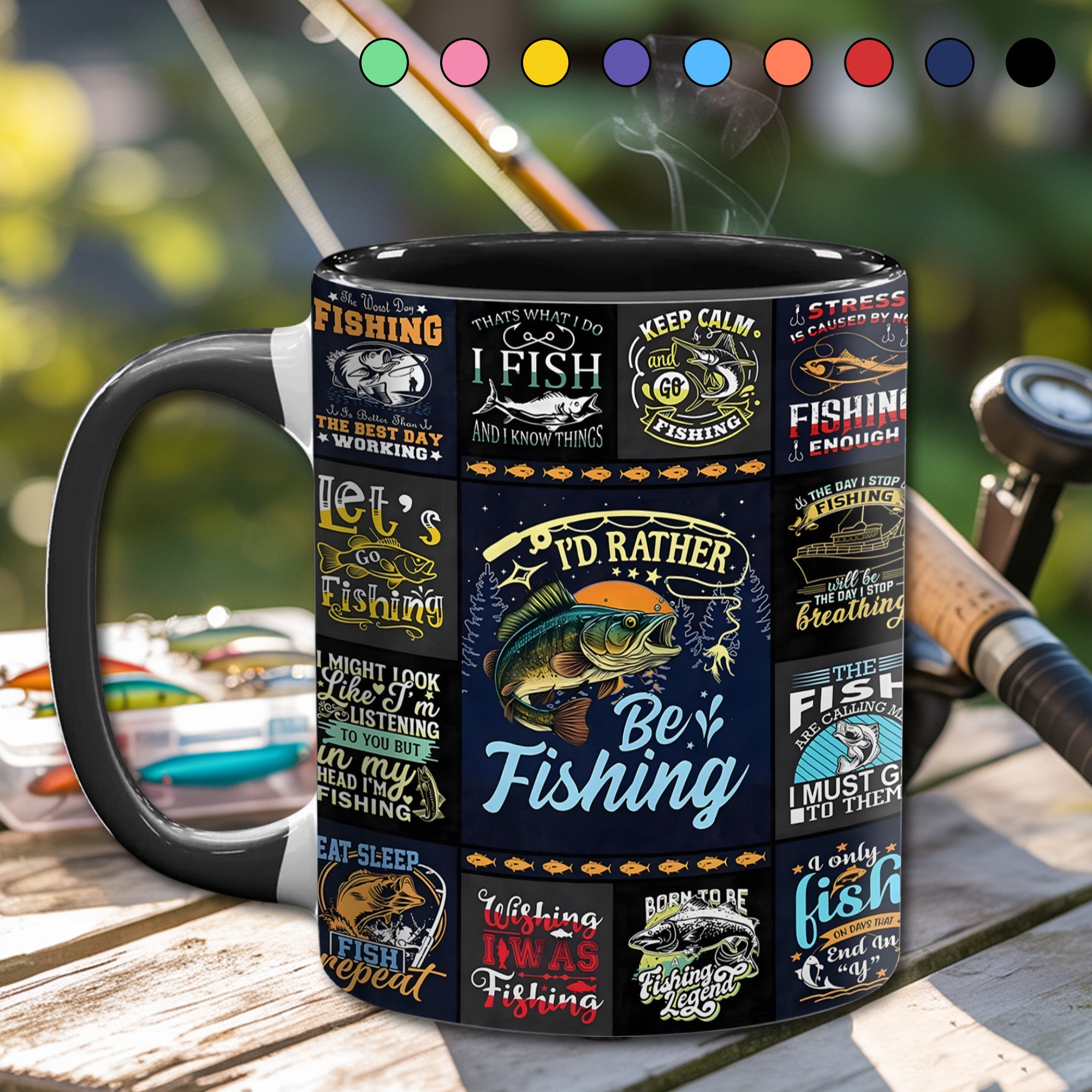 Fishing Collection Accent Mug Unique Gift Ideas For Him