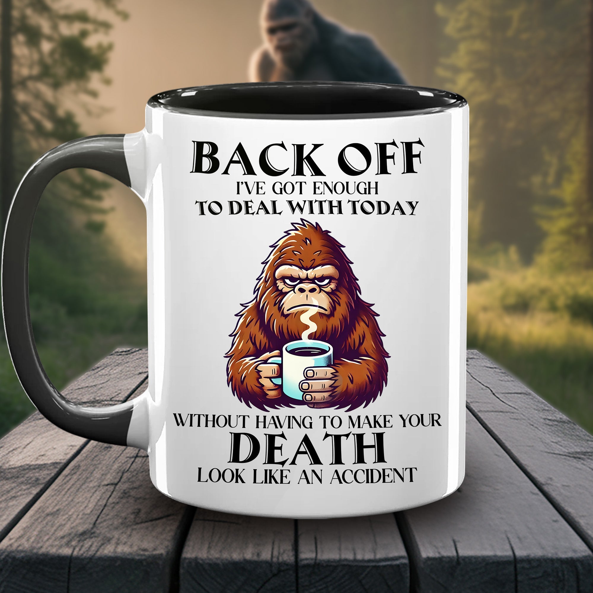 Funny Bigfoot Coffee Accent Mug Gifts For Bigfoot Lovers - Image 12