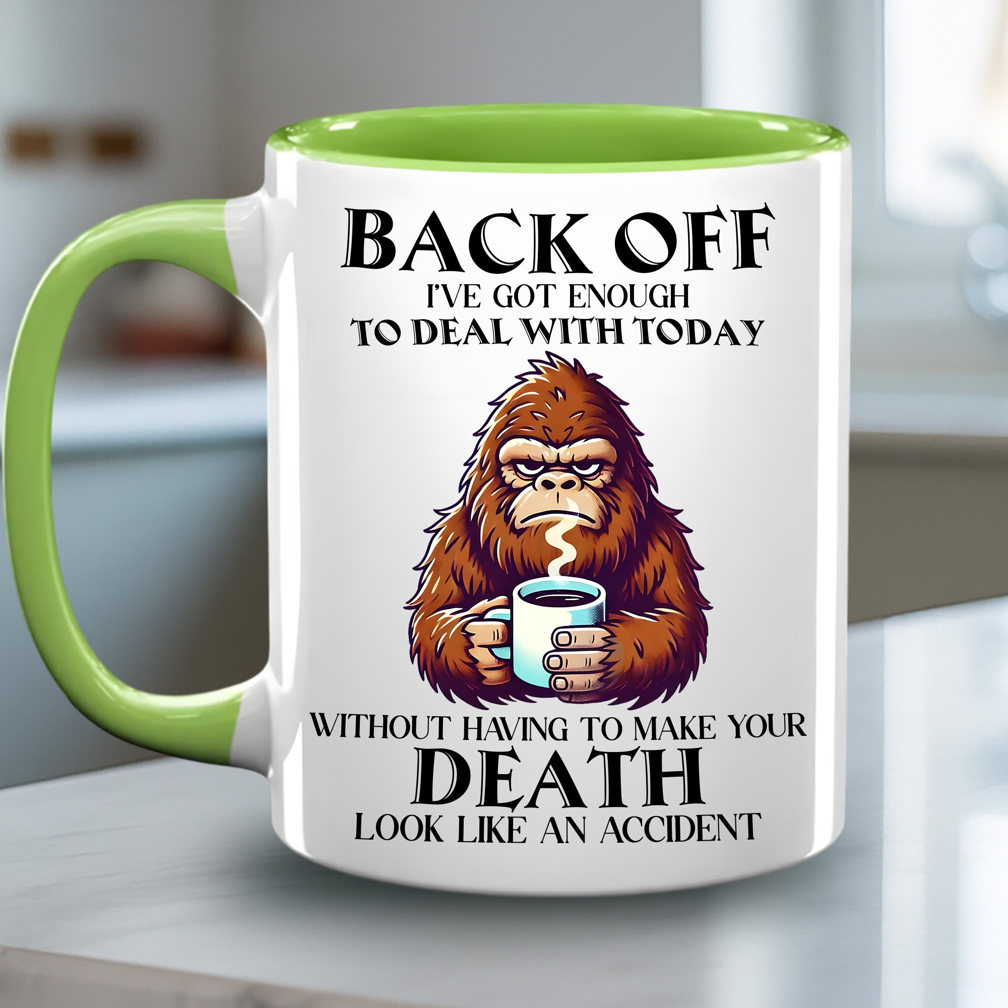 Funny Bigfoot Coffee Accent Mug Gifts For Bigfoot Lovers - Image 6