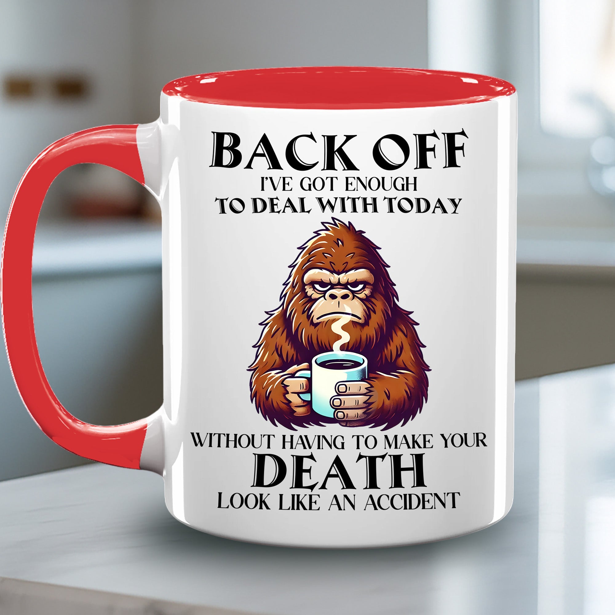 Funny Bigfoot Coffee Accent Mug Gifts For Bigfoot Lovers - Image 2