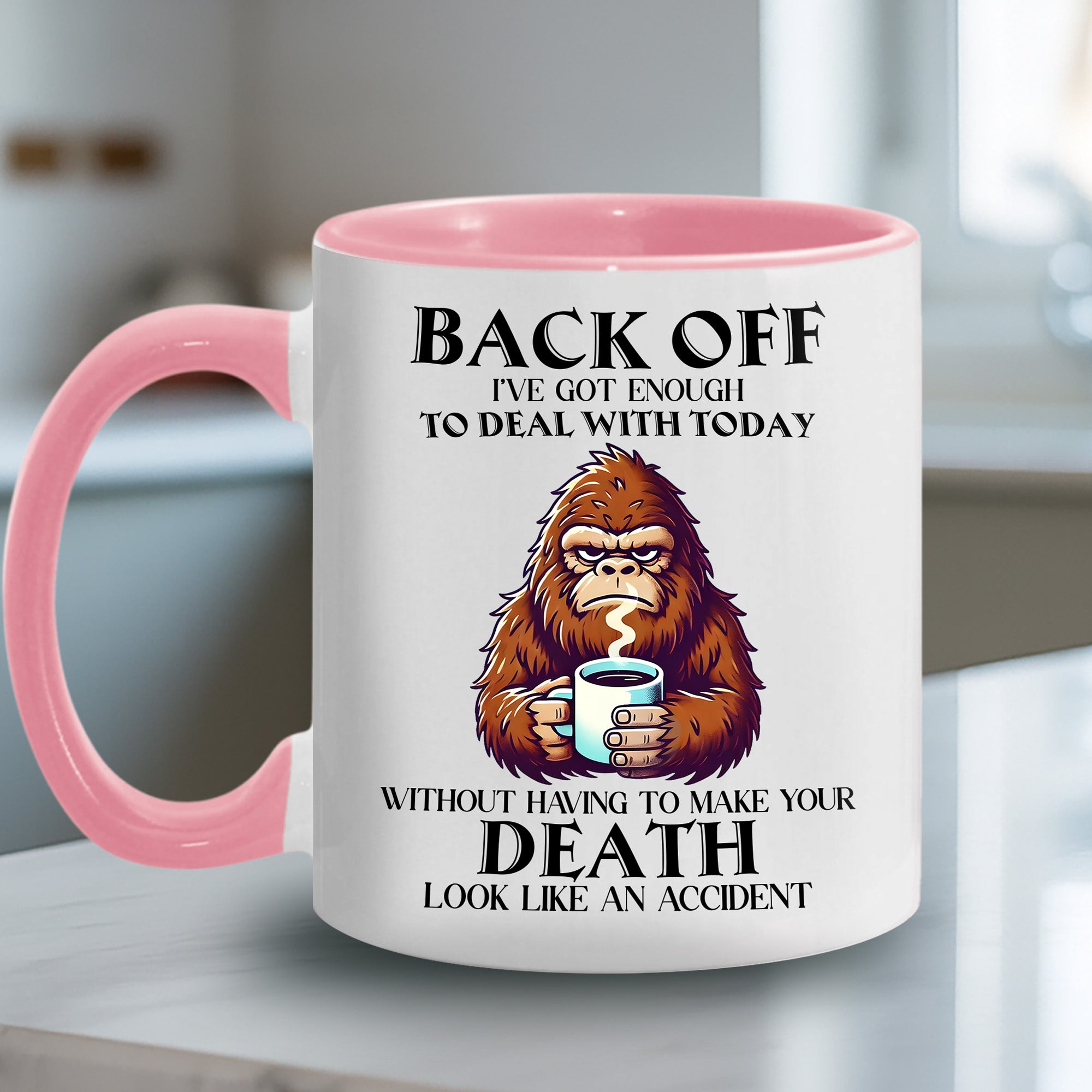 Funny Bigfoot Coffee Accent Mug Gifts For Bigfoot Lovers - Image 4