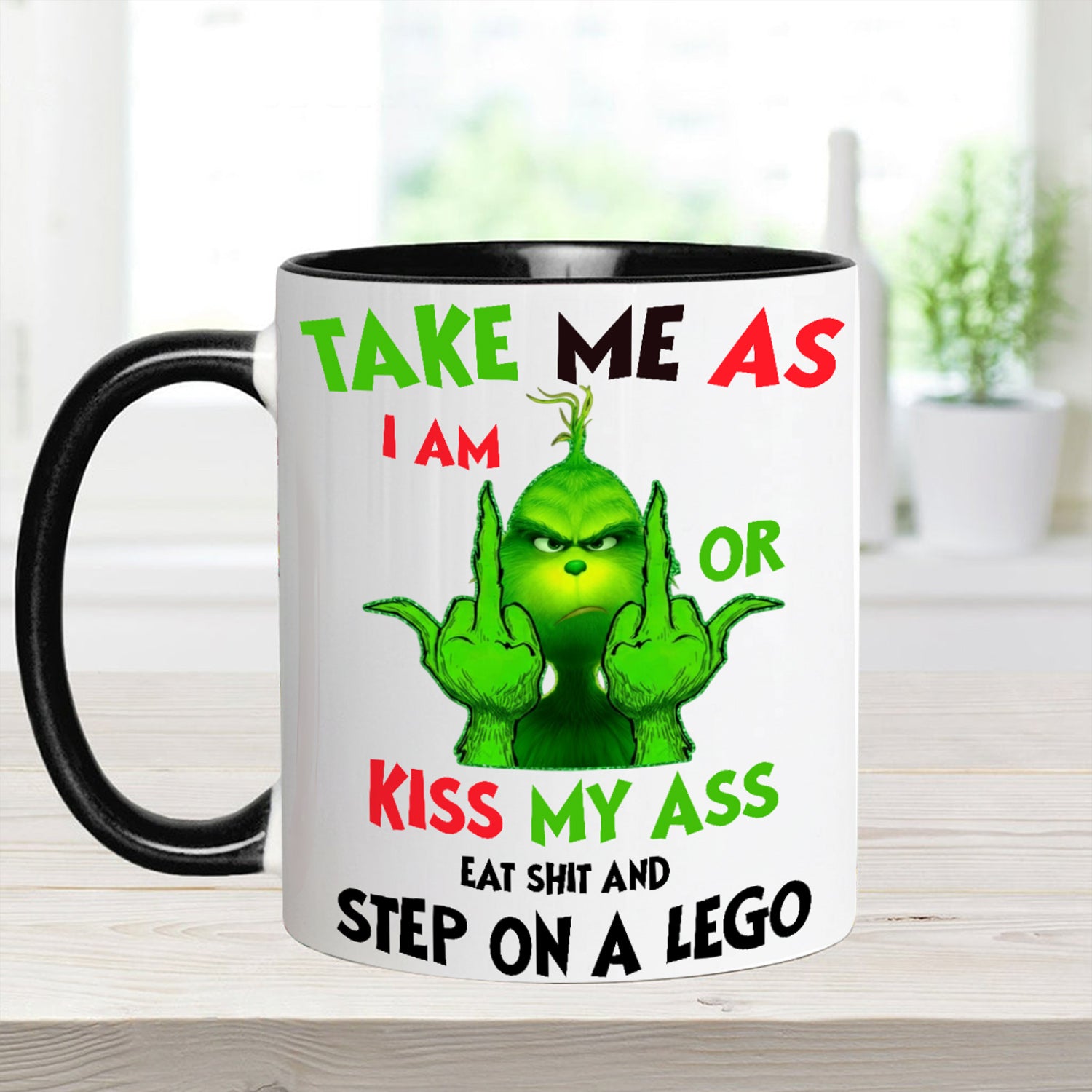 Funny Christmas Accent Mug Take Me As I Am Good Christmas Gifts For Girlfriend - Image 2