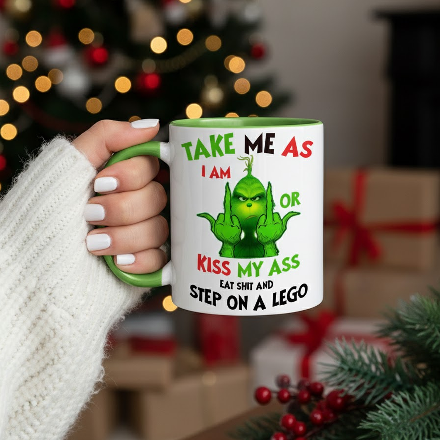 Funny Christmas Accent Mug Take Me As I Am Good Christmas Gifts For Girlfriend - Image 12