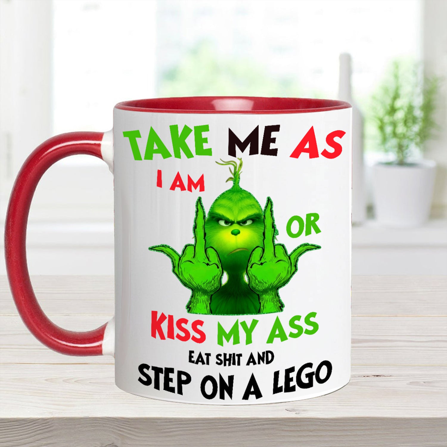 Funny Christmas Accent Mug Take Me As I Am Good Christmas Gifts For Girlfriend - Image 3