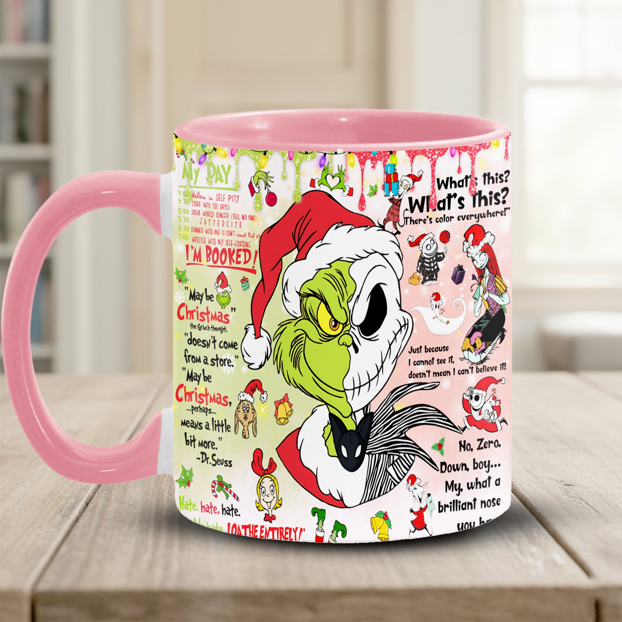 Funny Green Christmas Accent Mug Christmas Gifts For My Wife - Image 9