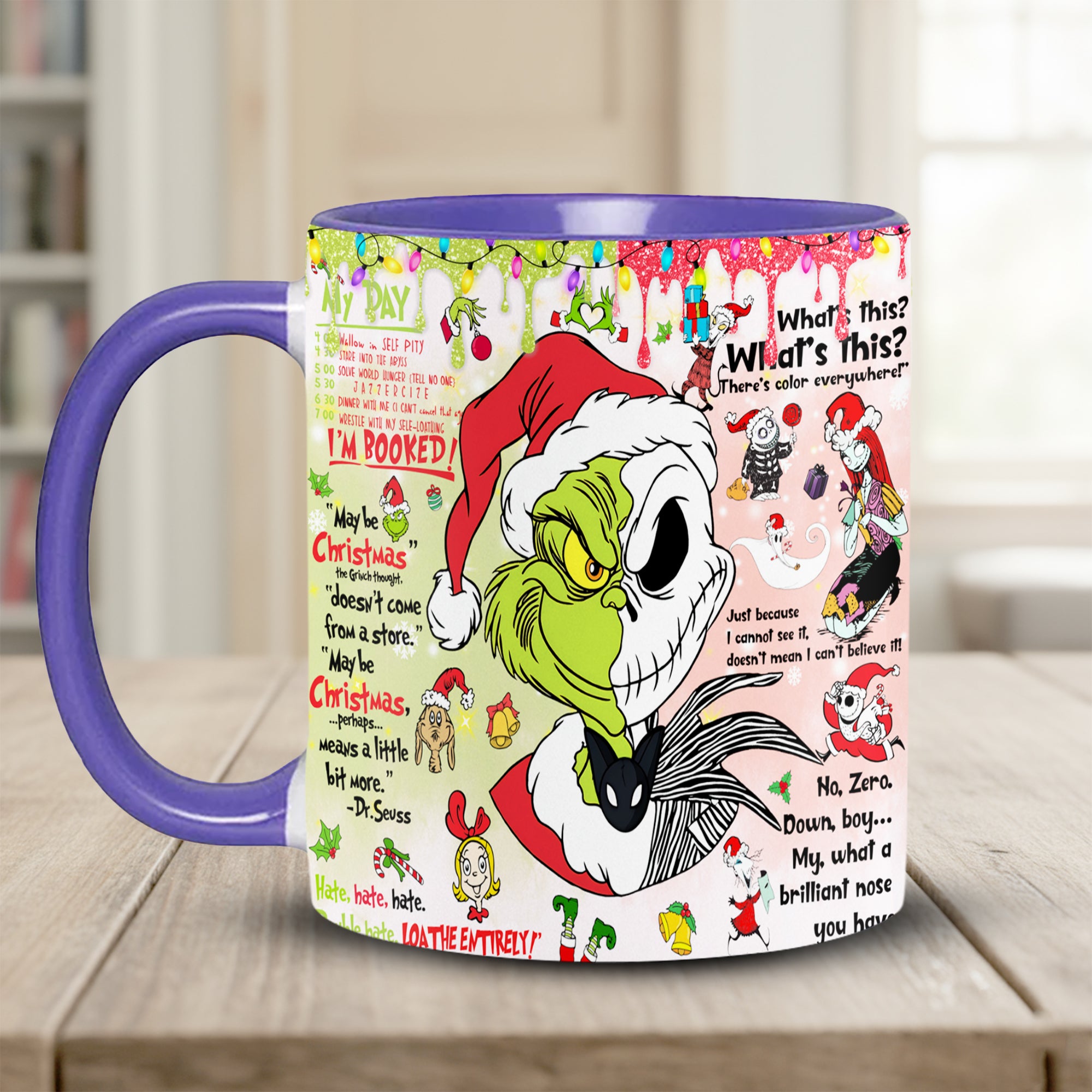 Funny Green Christmas Accent Mug Christmas Gifts For My Wife - Image 14
