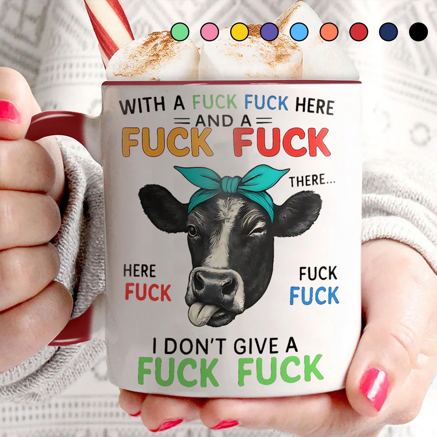 Funny Highland Cow Accent Mug Gifts For Highland Cow Lovers - Image 12
