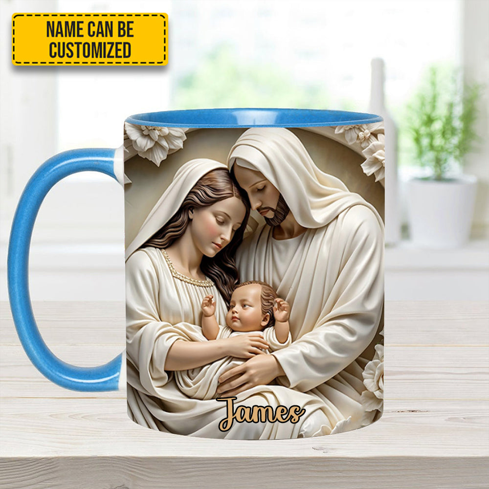 Holy Family Personalized Accent Mug Best Gift For Boyfriends - Image 7