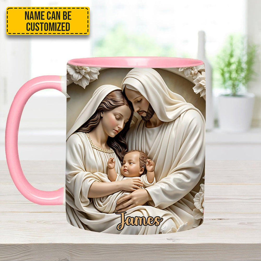 Holy Family Personalized Accent Mug Best Gift For Boyfriends - Image 10