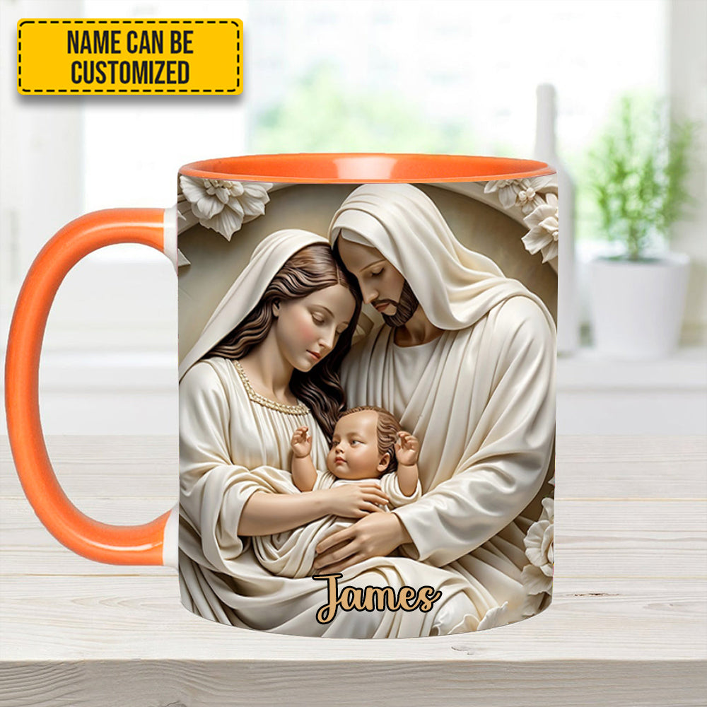 Holy Family Personalized Accent Mug Best Gift For Boyfriends - Image 9