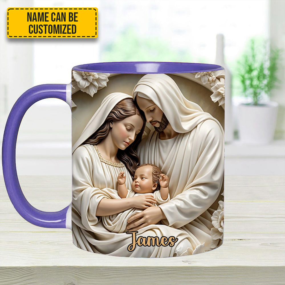 Holy Family Personalized Accent Mug Best Gift For Boyfriends - Image 12