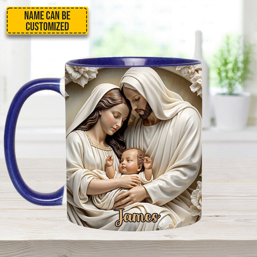 Holy Family Personalized Accent Mug Best Gift For Boyfriends - Image 8