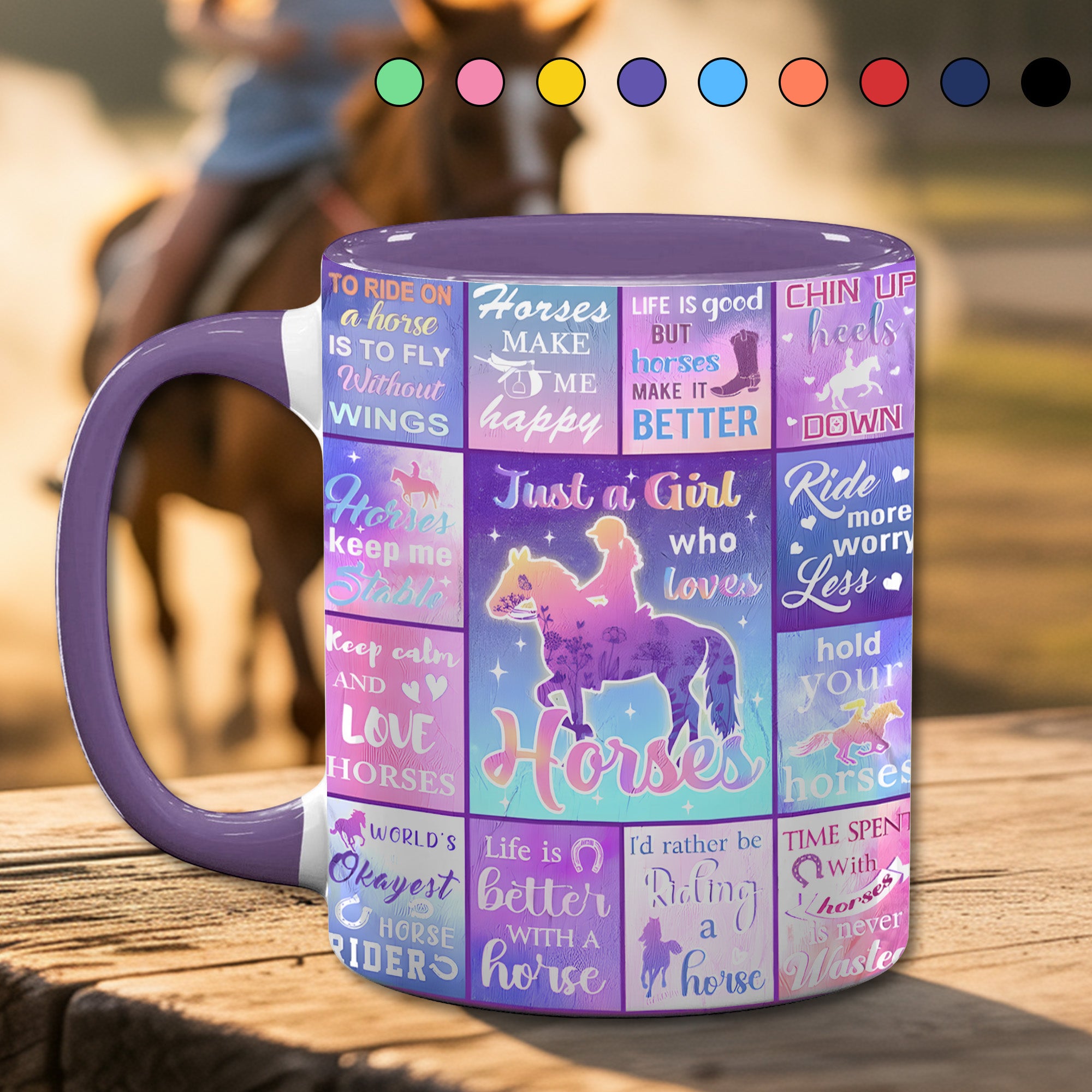 Horse Accent Mug Love Horse Gifts For Horse Lovers Woman