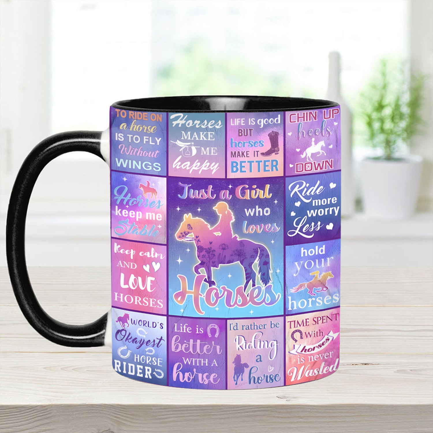 Horse Accent Mug Love Horse Gifts For Horse Lovers Woman - Image 2