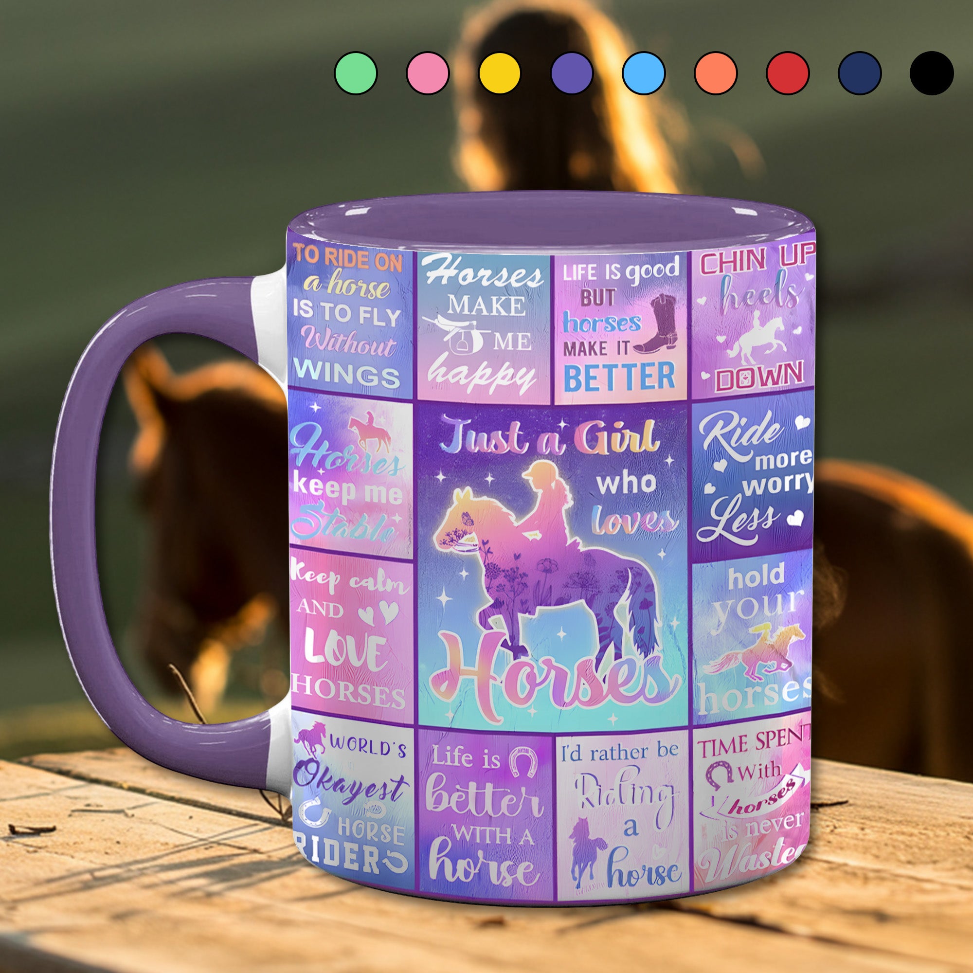 Horse Accent Mug Love Horse Gifts For Horse Lovers Woman - Image 11