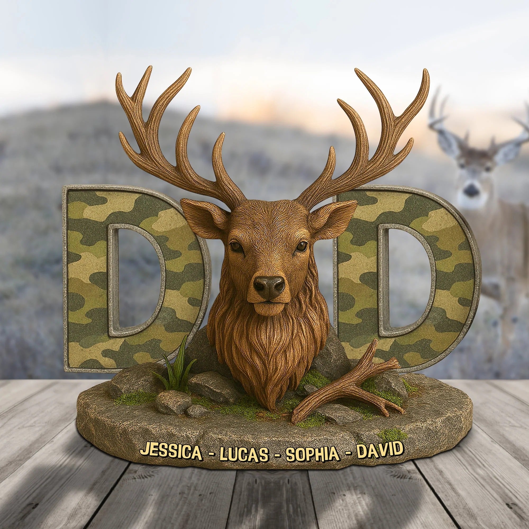 Hunting Deer Plaque Personalized Gifts For Dad Best Gifts For Hunters