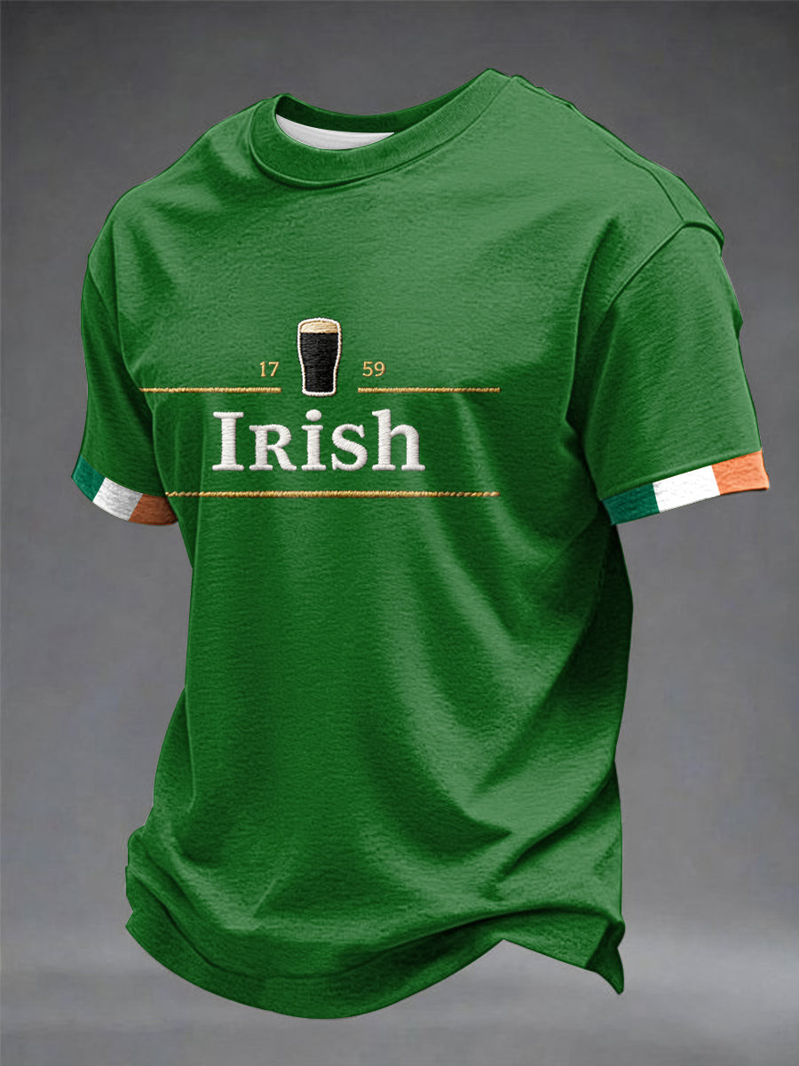 Ireland St Patrick's Day T-Shirt Funny St Patricks Day Shirts Gifts For Beer Lovers - Image 2