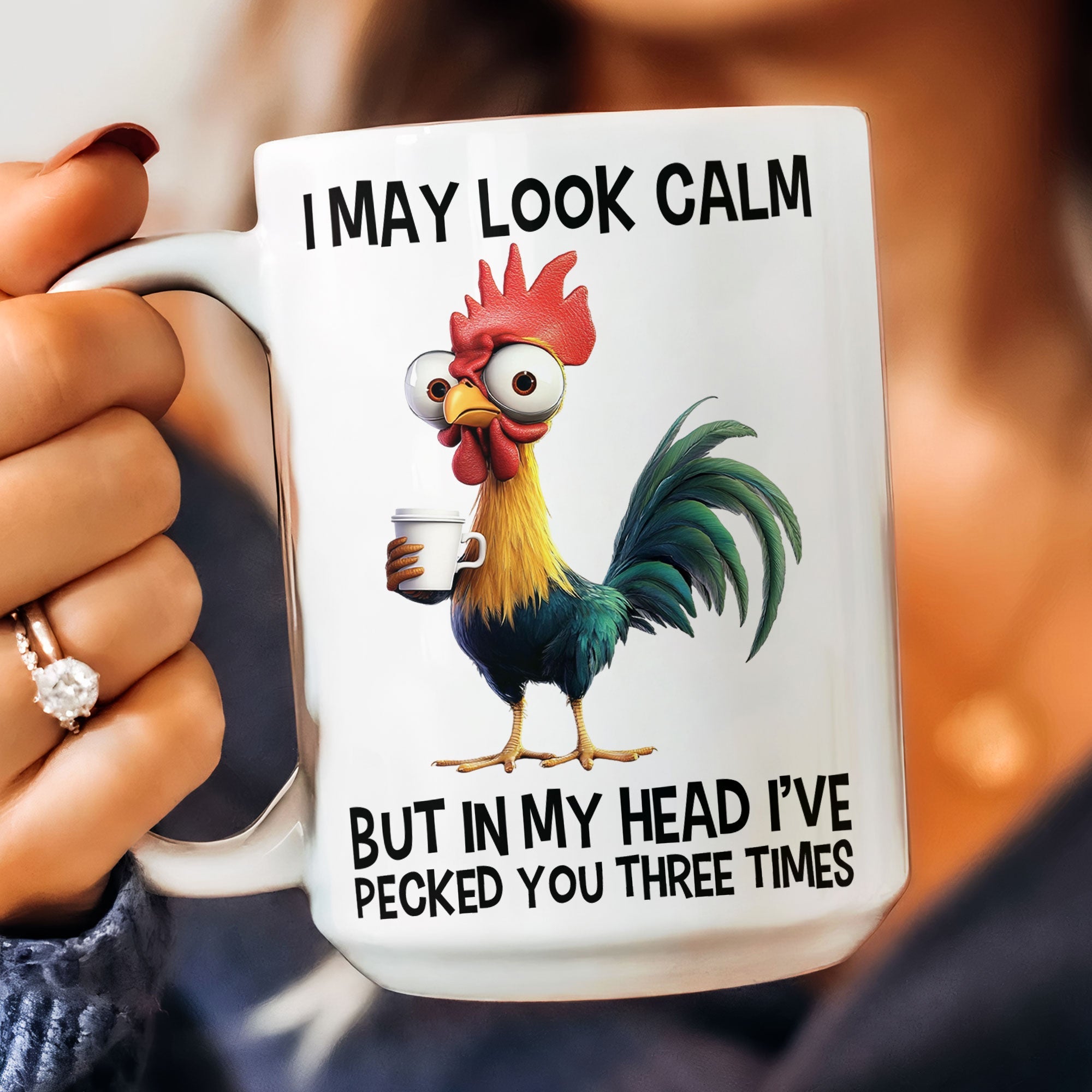 I've Pecked You Funny Chicken Mug Chicken Gifts For Chicken Lovers - Image 2