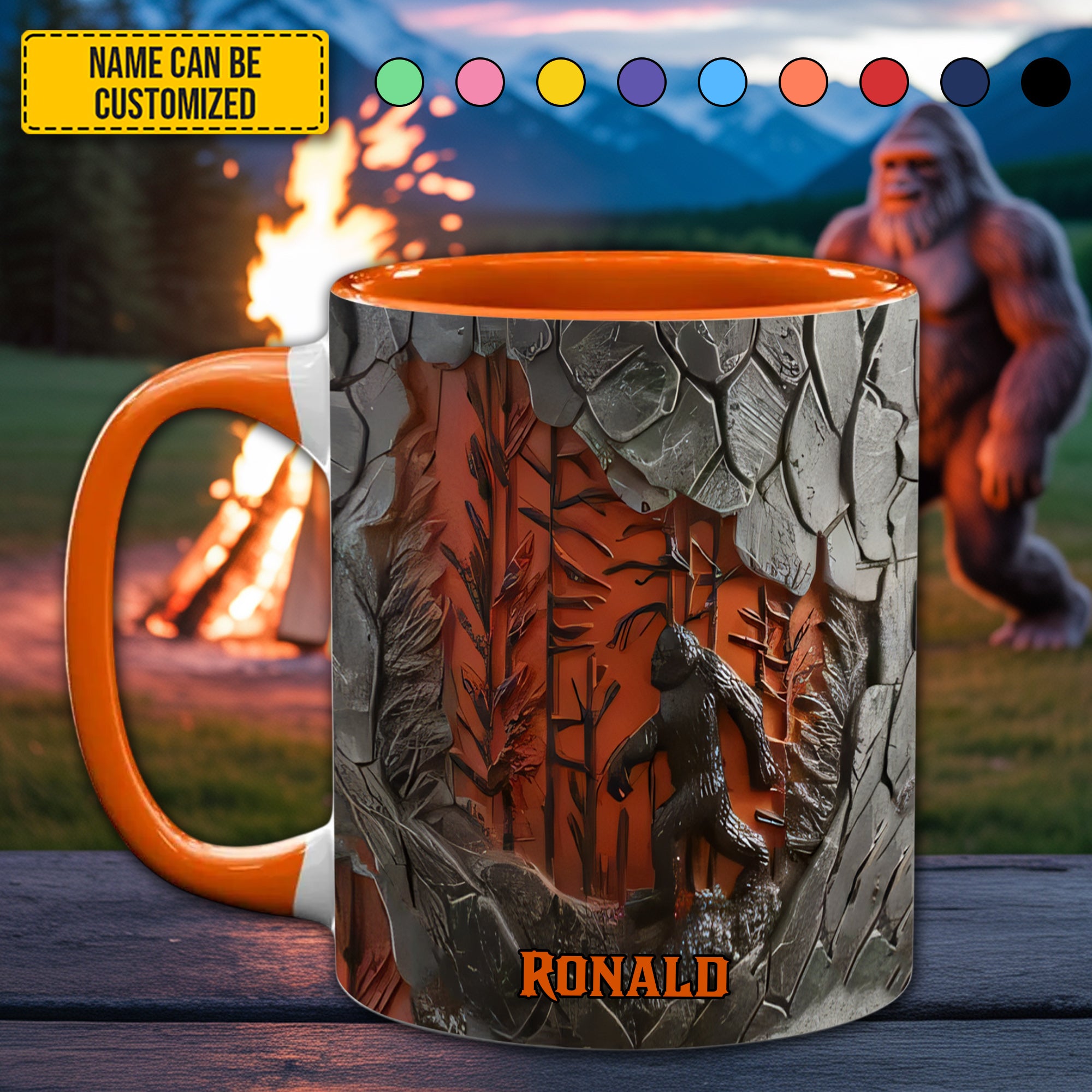Legend The Trees Personalized Bigfoot Accent Mug Gifts For Bigfoot Lovers - Image 3