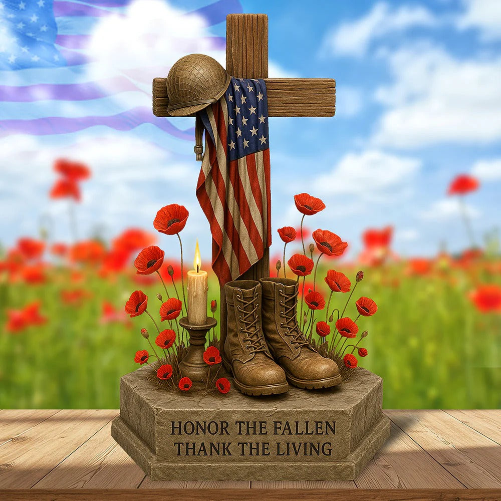Memorial Day Acrylic Plaque Personalized Gifts For Veteran Veterans Day Gift Ideas