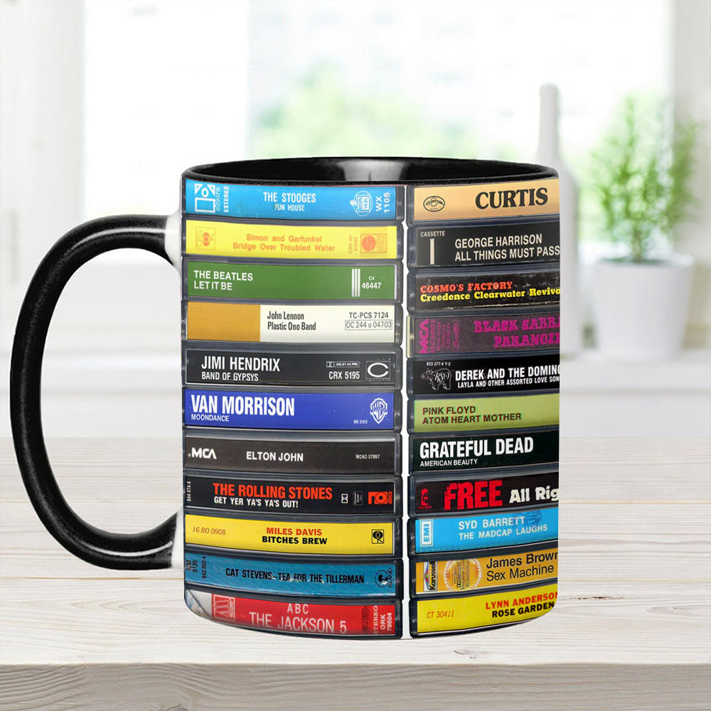 Music from 1970 Cassette Accent Mug Best Gift Ideas For Brother - Image 13