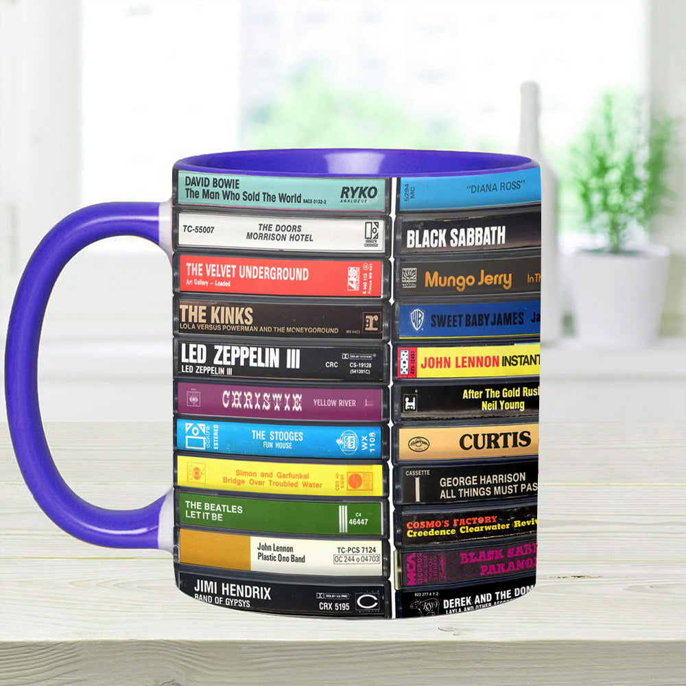 Music from 1970 Cassette Accent Mug Best Gift Ideas For Brother - Image 5