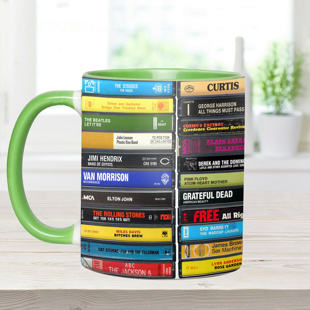 Music from 1970 Cassette Accent Mug Best Gift Ideas For Brother - Image 11