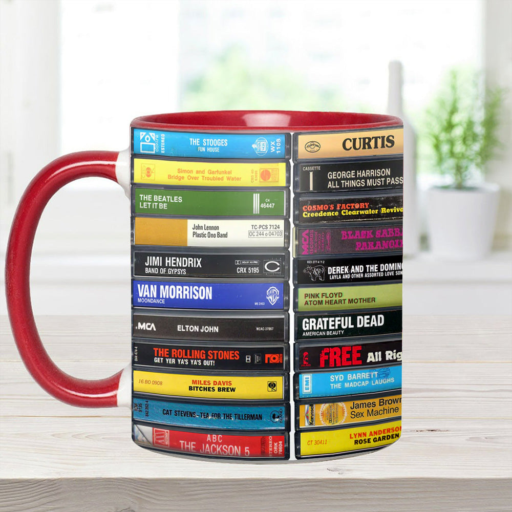 Music from 1970 Cassette Accent Mug Best Gift Ideas For Brother - Image 12