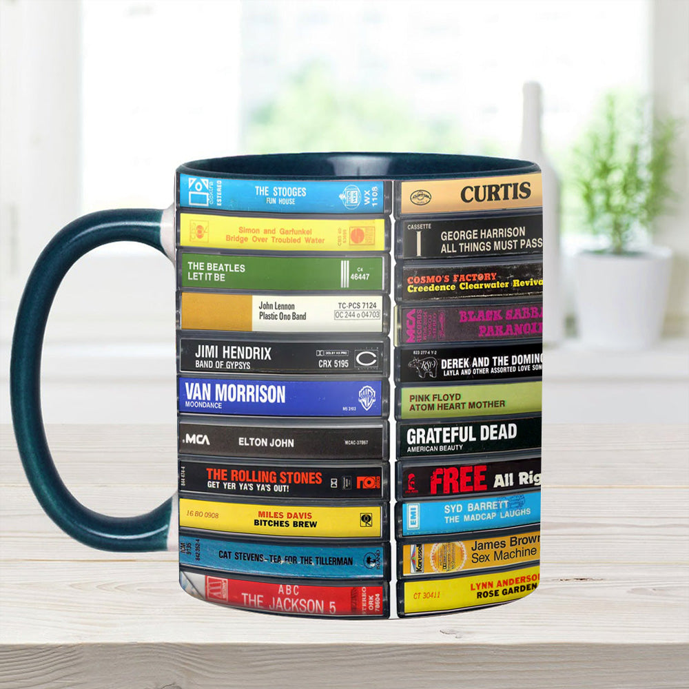 Music from 1970 Cassette Accent Mug Best Gift Ideas For Brother - Image 14