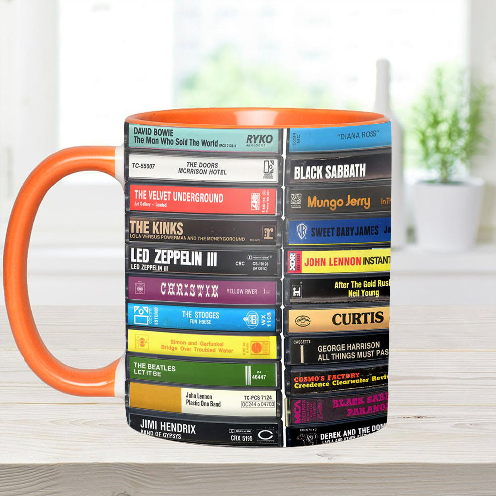 Music from 1970 Cassette Accent Mug Best Gift Ideas For Brother - Image 8