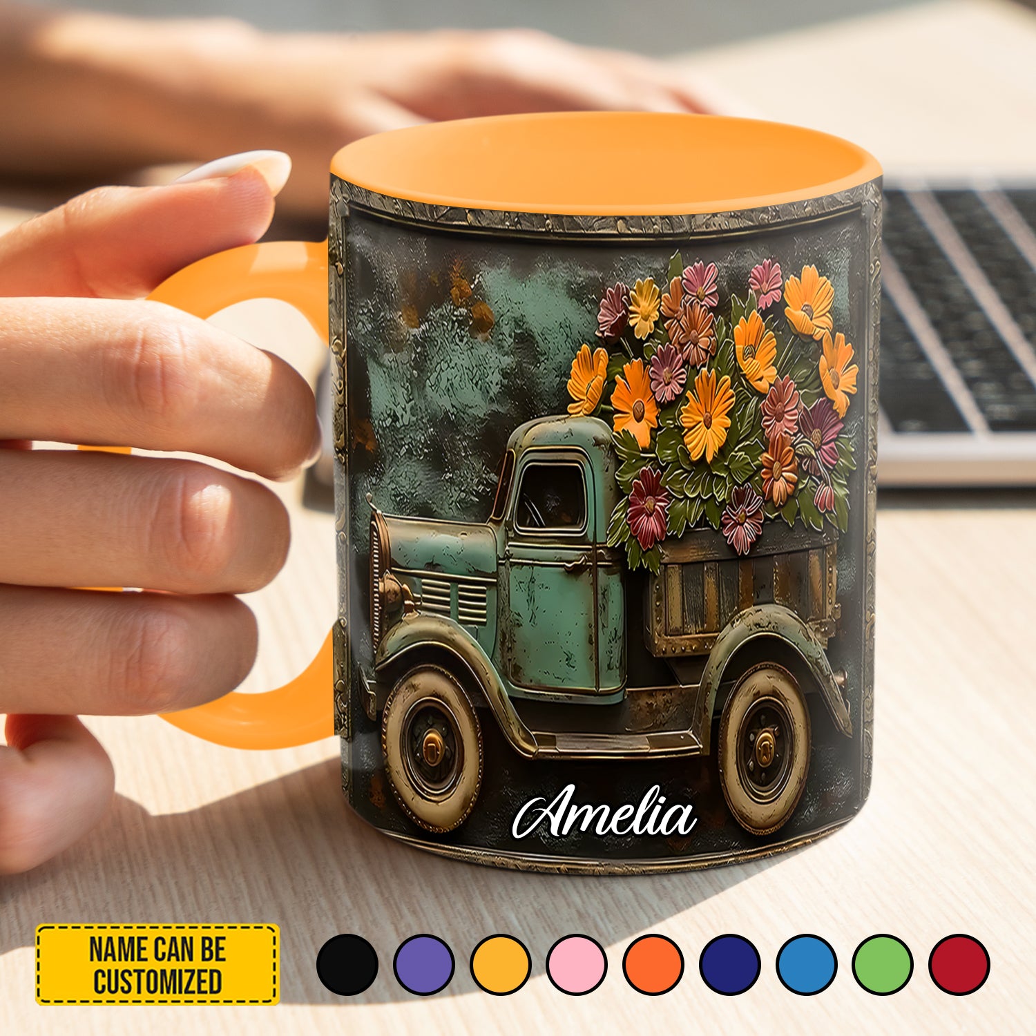 Personalized Accent Mug Always Stay Humble & Kind Unique Gift For Mom - Image 2